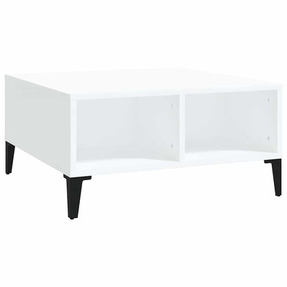 805986 vidaXL Coffee Table White 60x60x30 cm Engineered Wood