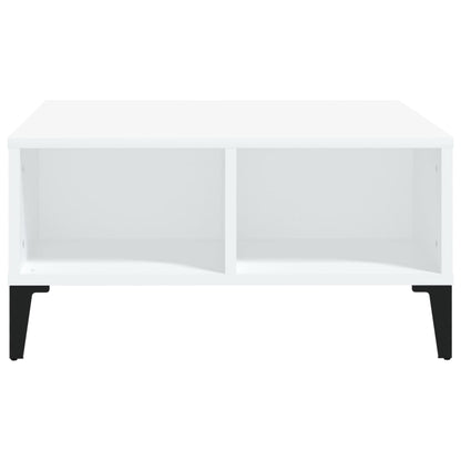 vidaXL Coffee Table White 60x60x30 cm Engineered Wood