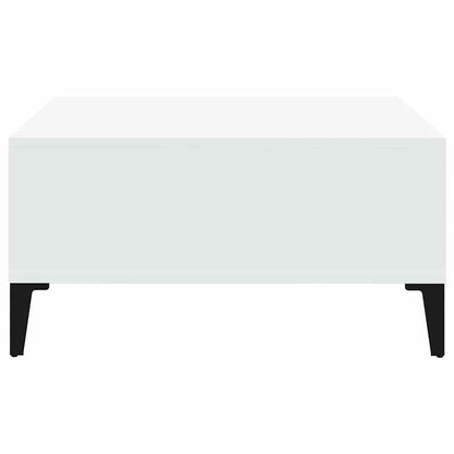 805986 vidaXL Coffee Table White 60x60x30 cm Engineered Wood