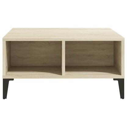 805989 vidaXL Coffee Table Sonoma Oak 60x60x30 cm Engineered Wood