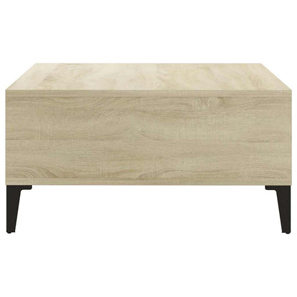 805989 vidaXL Coffee Table Sonoma Oak 60x60x30 cm Engineered Wood