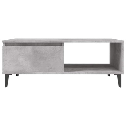 806008 vidaXL Coffee Table Concrete Grey 90x60x35 cm Engineered Wood