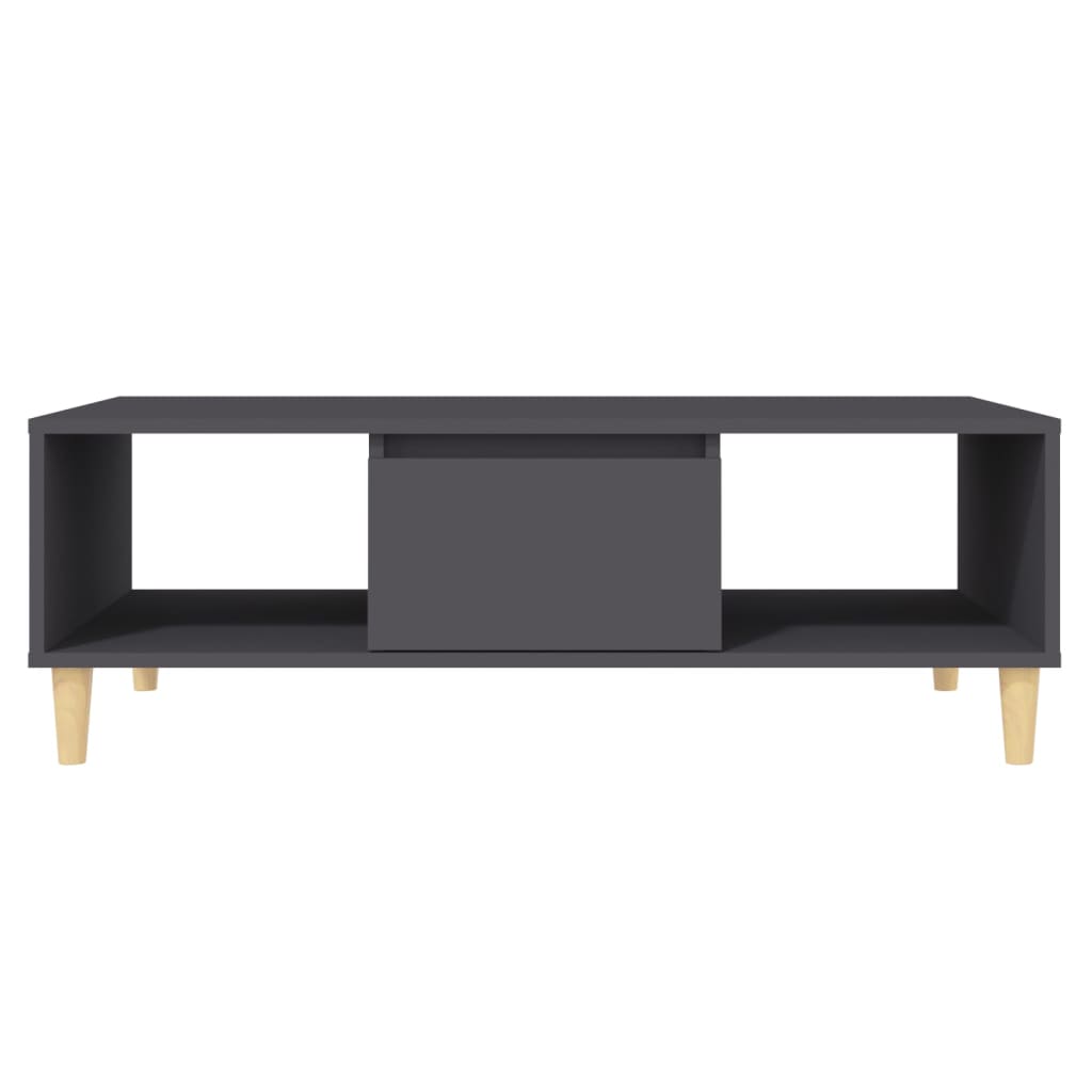 vidaXL Coffee Table Grey 103.5x60x35 cm Engineered Wood