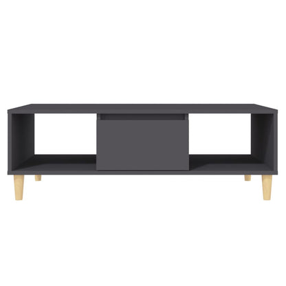 vidaXL Coffee Table Grey 103.5x60x35 cm Engineered Wood