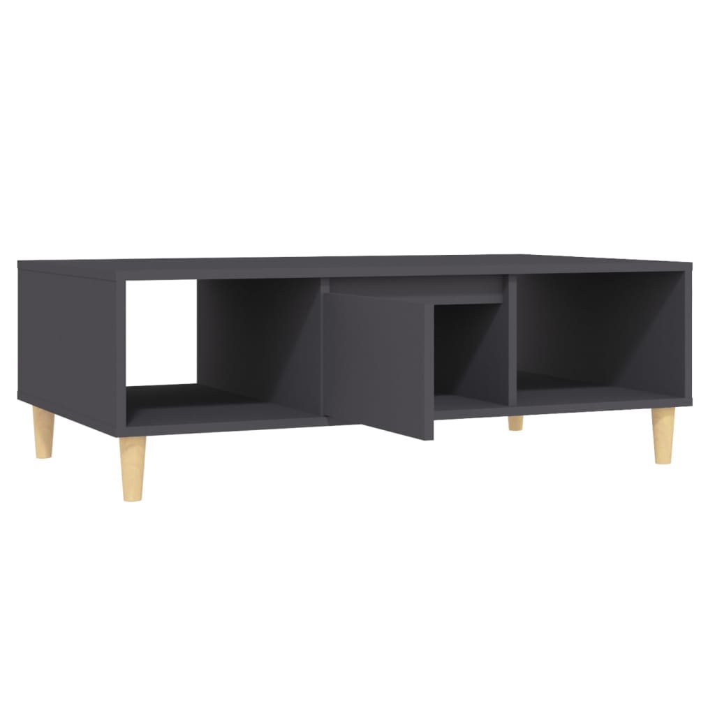 vidaXL Coffee Table Grey 103.5x60x35 cm Engineered Wood