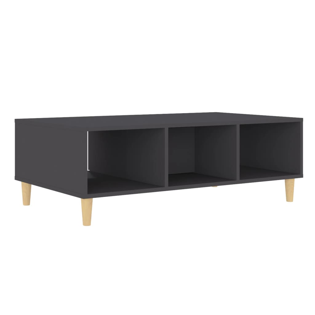 vidaXL Coffee Table Grey 103.5x60x35 cm Engineered Wood