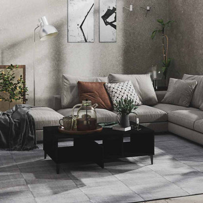 806023 vidaXL Coffee Table Black 103,5x60x35 cm Engineered Wood