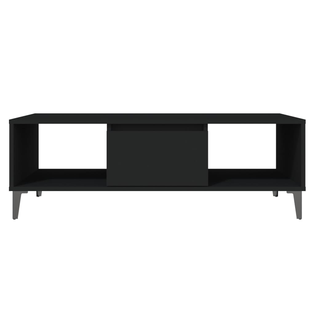 vidaXL Coffee Table Black 103.5x60x35 cm Engineered Wood