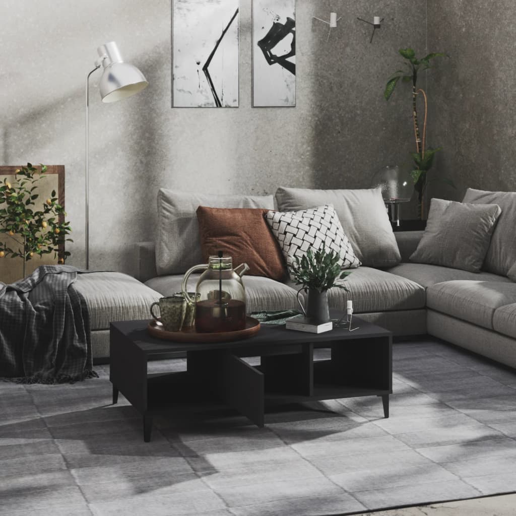 vidaXL Coffee Table Grey 103.5x60x35 cm Engineered Wood