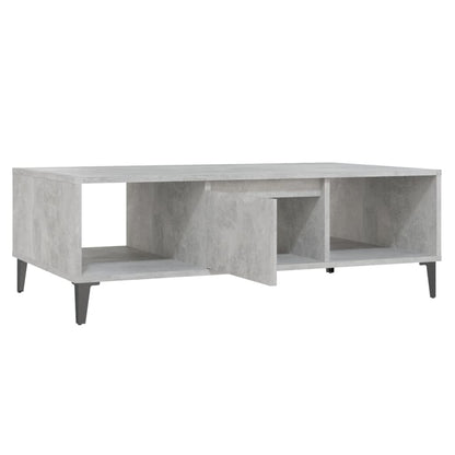 vidaXL Coffee Table Concrete Grey 103.5x60x35 cm Engineered Wood