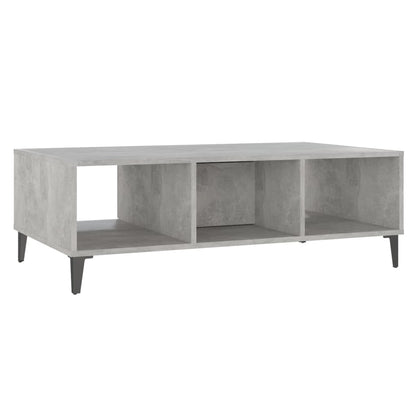 vidaXL Coffee Table Concrete Grey 103.5x60x35 cm Engineered Wood