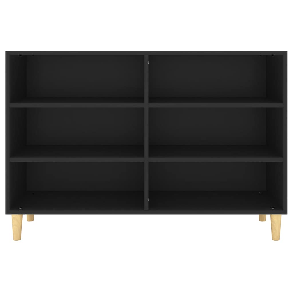 vidaXL Sideboard Black 103.5x35x70 cm Engineered Wood
