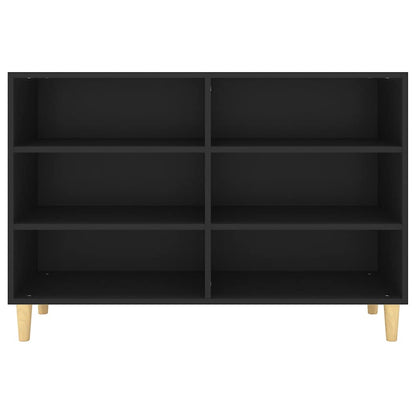 vidaXL Sideboard Black 103.5x35x70 cm Engineered Wood