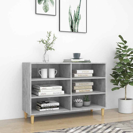 vidaXL Sideboard Concrete Grey 103,5x35x70 cm Engineered Wood