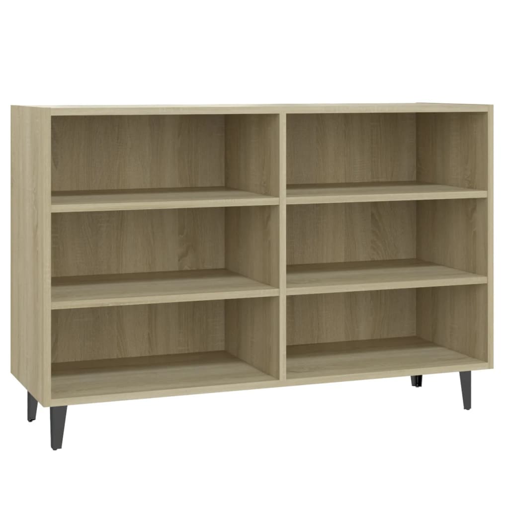 vidaXL Sideboard Sonoma Oak 103.5x35x70 cm Engineered Wood