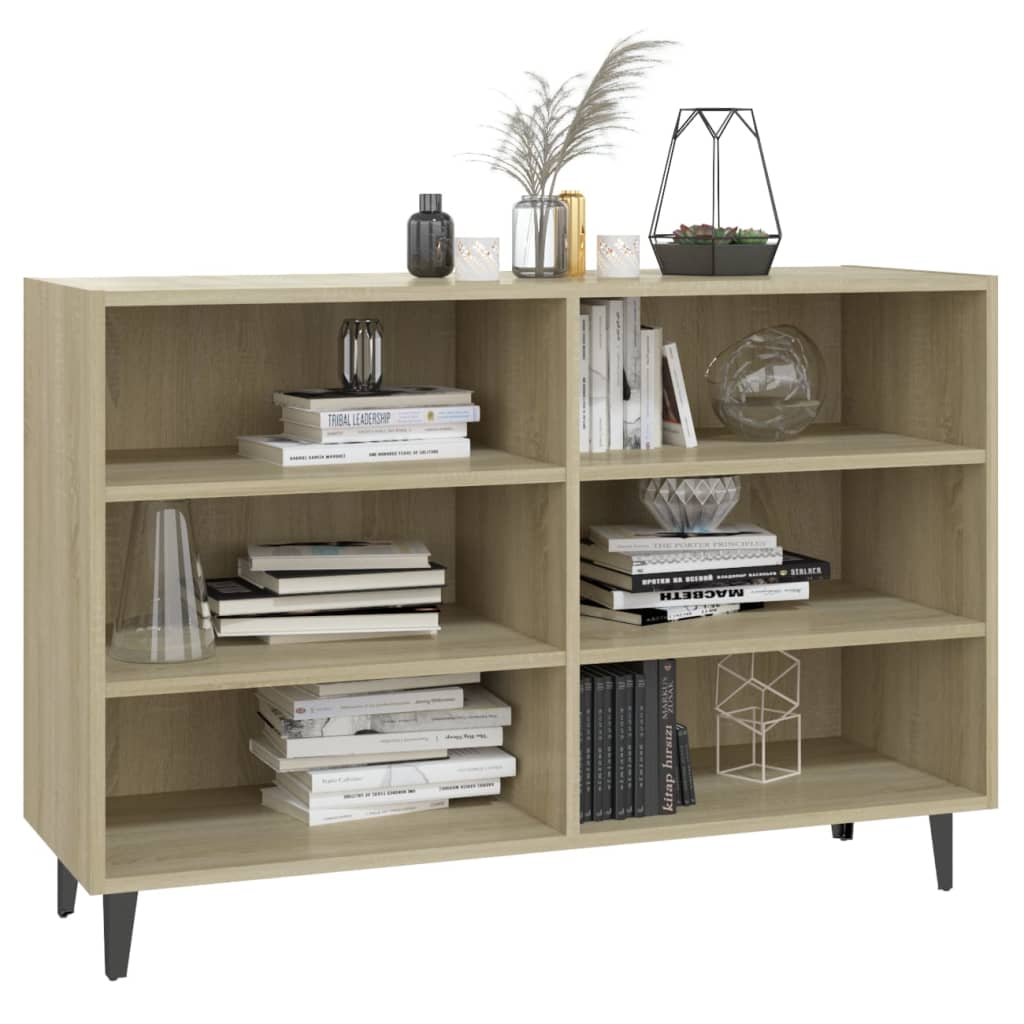 vidaXL Sideboard Sonoma Oak 103.5x35x70 cm Engineered Wood