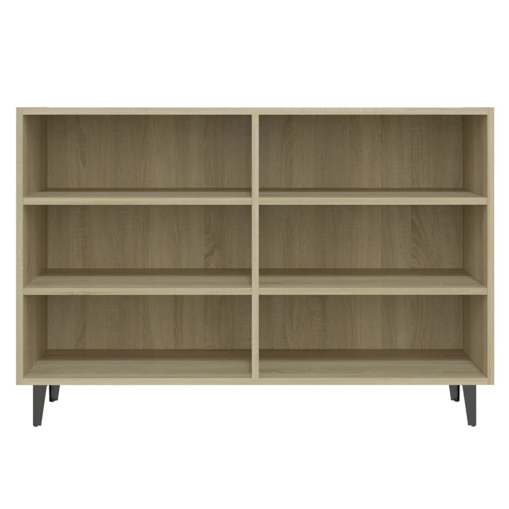 vidaXL Sideboard Sonoma Oak 103.5x35x70 cm Engineered Wood