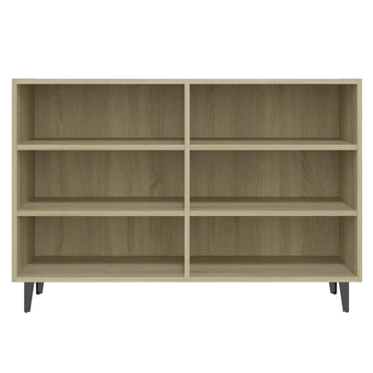 vidaXL Sideboard Sonoma Oak 103.5x35x70 cm Engineered Wood