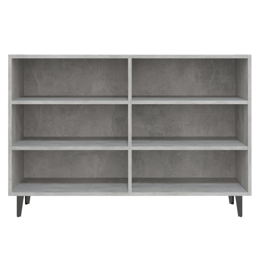vidaXL Sideboard Concrete Grey 103.5x35x70 cm Engineered Wood