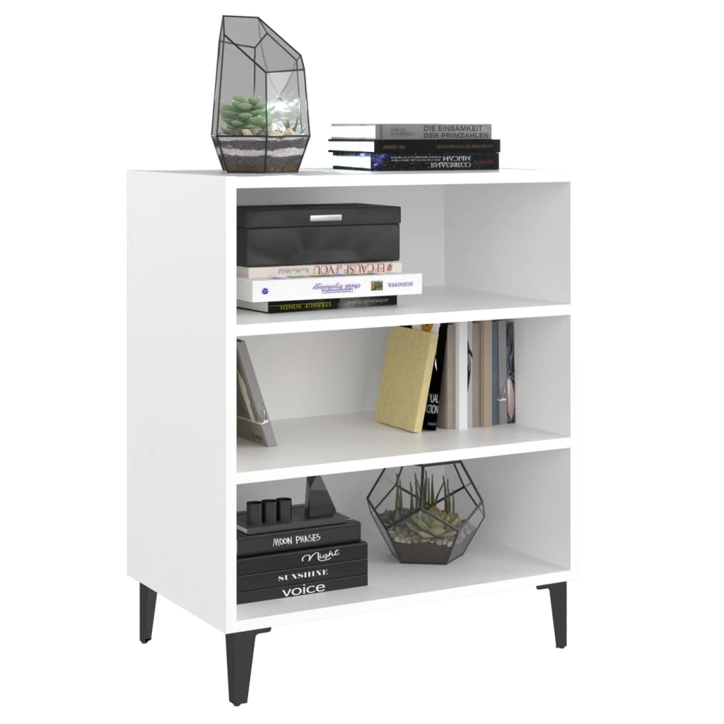 806058 vidaXL Sideboard White 57x35x70 cm Engineered Wood