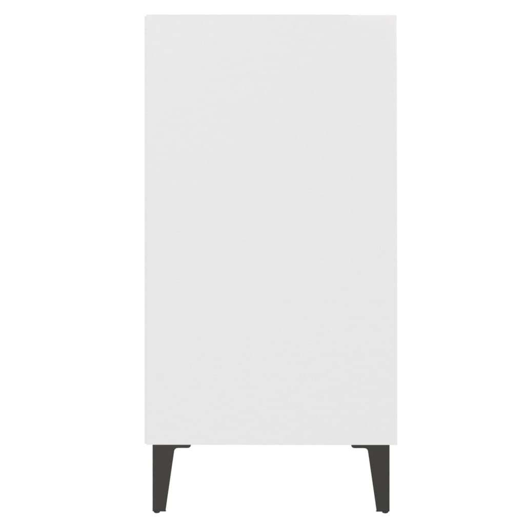 806058 vidaXL Sideboard White 57x35x70 cm Engineered Wood