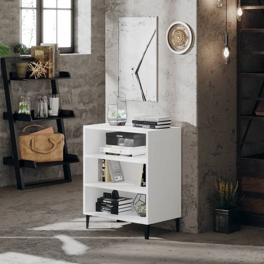806058 vidaXL Sideboard White 57x35x70 cm Engineered Wood