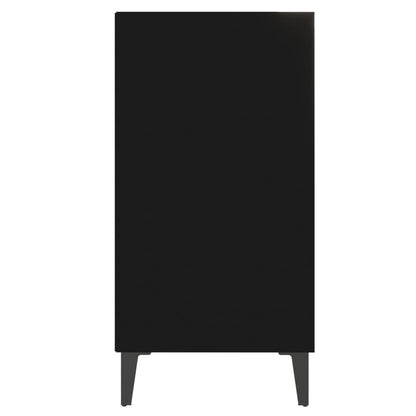 806059 vidaXL Sideboard Black 57x35x70 cm Engineered Wood