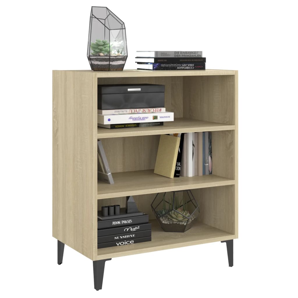 806061 vidaXL Sideboard Sonoma Oak 57x35x70 cm Engineered Wood