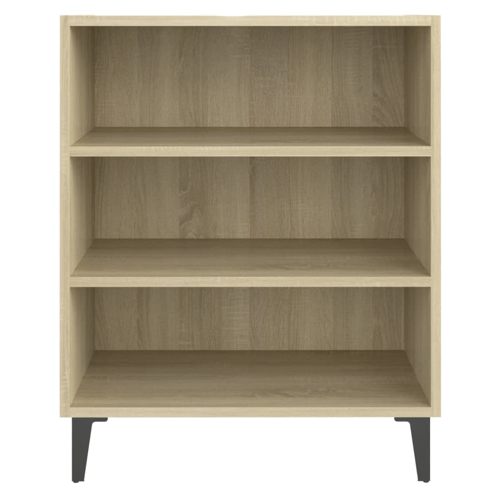 806061 vidaXL Sideboard Sonoma Oak 57x35x70 cm Engineered Wood