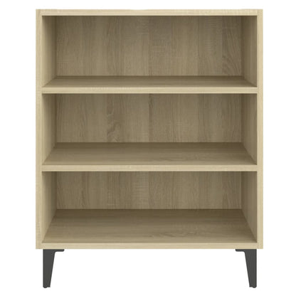 806061 vidaXL Sideboard Sonoma Oak 57x35x70 cm Engineered Wood