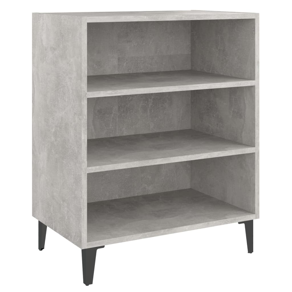 806062 vidaXL Sideboard Concrete Grey 57x35x70 cm Engineered Wood