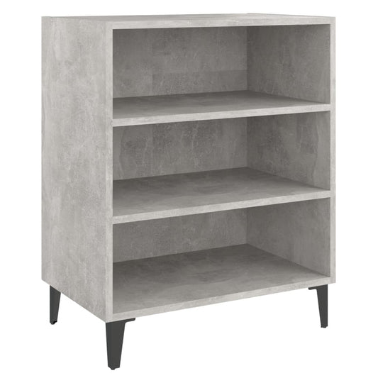806062 vidaXL Sideboard Concrete Grey 57x35x70 cm Engineered Wood