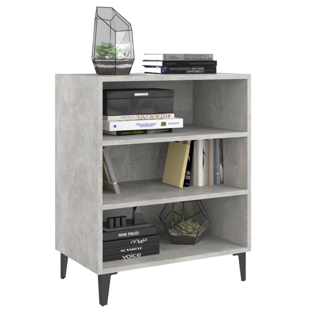806062 vidaXL Sideboard Concrete Grey 57x35x70 cm Engineered Wood