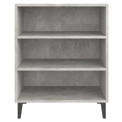 806062 vidaXL Sideboard Concrete Grey 57x35x70 cm Engineered Wood