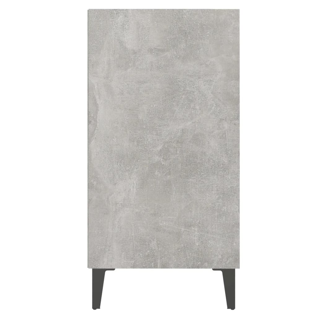 806062 vidaXL Sideboard Concrete Grey 57x35x70 cm Engineered Wood