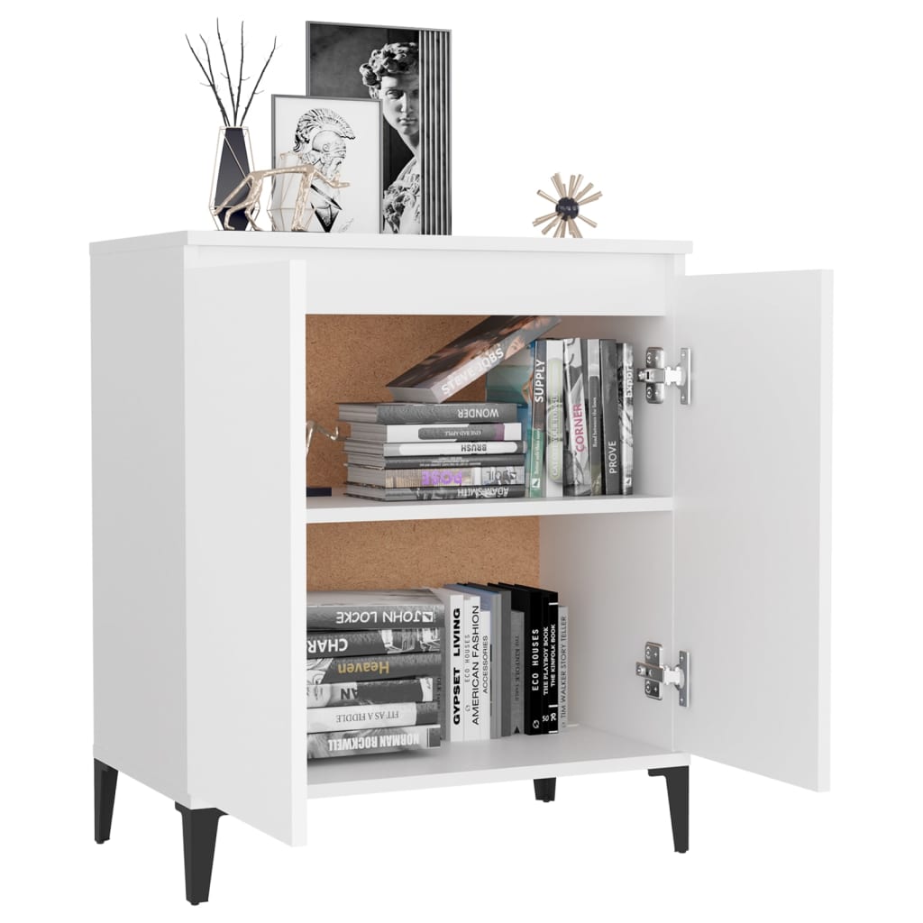vidaXL Sideboard White 60x35x70 cm Engineered Wood