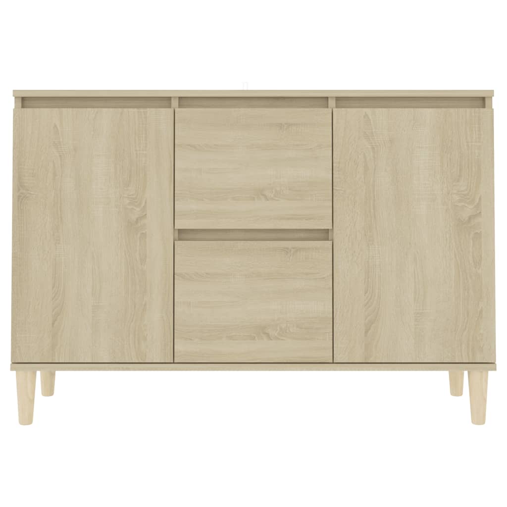 vidaXL Sideboard Sonoma Oak 101x35x70 cm Engineered Wood