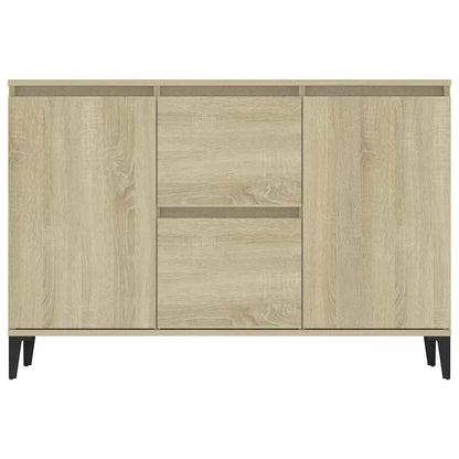 vidaXL Sideboard Sonoma Oak 102x35x70 cm Engineered Wood