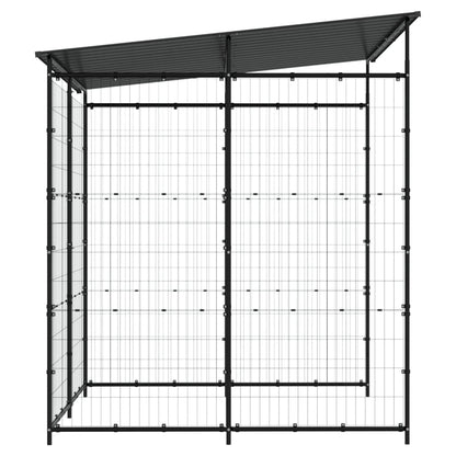 150780 vidaXL Bicycle Shed 190x190x222 cm Steel Black
