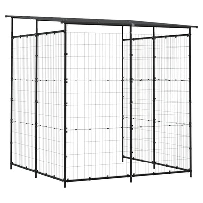 150780 vidaXL Bicycle Shed 190x190x222 cm Steel Black