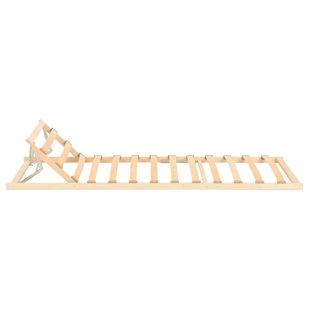 vidaXL Slatted Bed without Mattress Base Adjustable Head 80x200cm