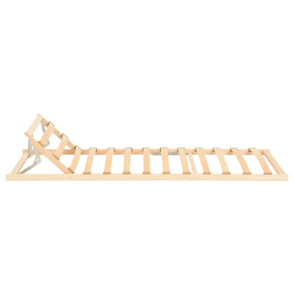 vidaXL Slatted Bed without Mattress Base Adjustable Head 80x200cm