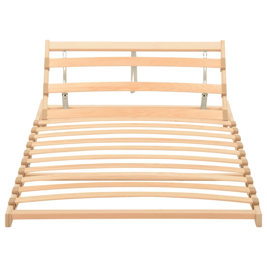 vidaXL Slatted Bed without Mattress Base Adjustable Head 80x200cm