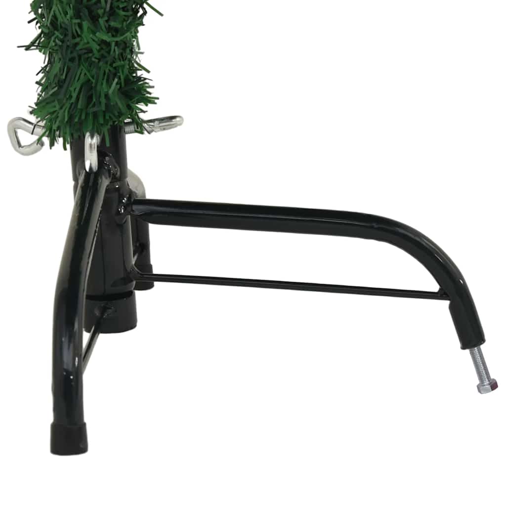 vidaXL Artificial Half Christmas Tree | Green | PVC | Medium | Foldable