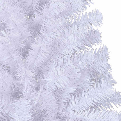 vidaXL Artificial Half Christmas Tree with Stand White 210 cm PVC