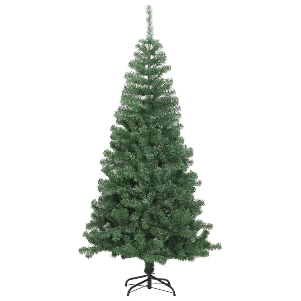vidaXL Artificial Christmas Tree | Green | PVC, Plastic | Medium