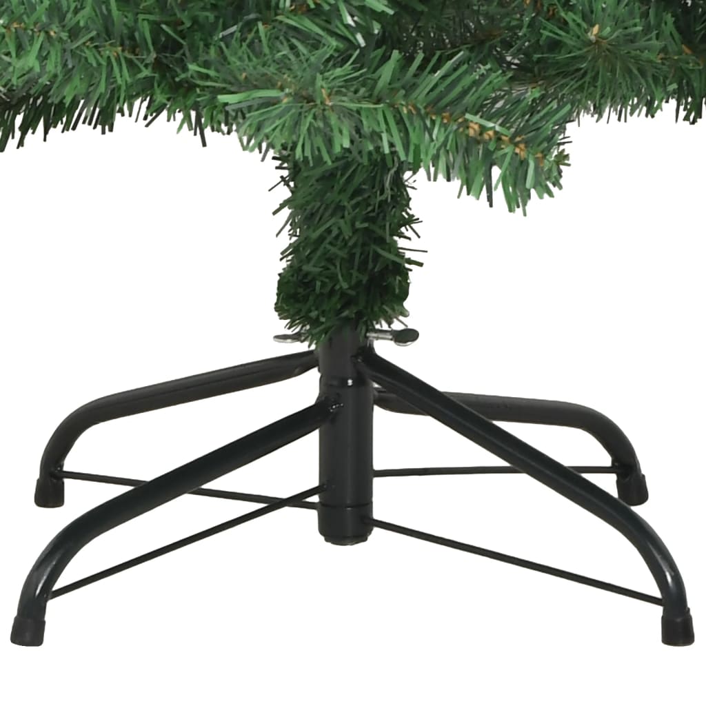 vidaXL Artificial Christmas Tree | Green | PVC, Plastic | Medium