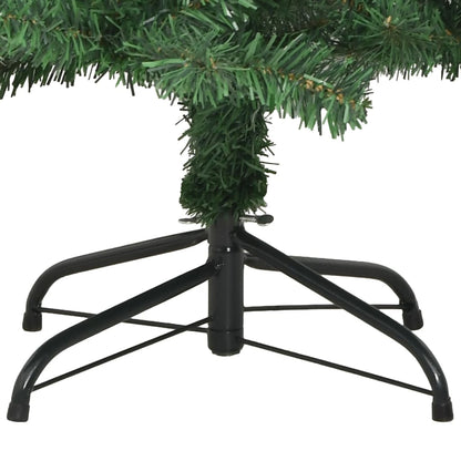 vidaXL Artificial Christmas Tree | Green | PVC, Plastic | Medium