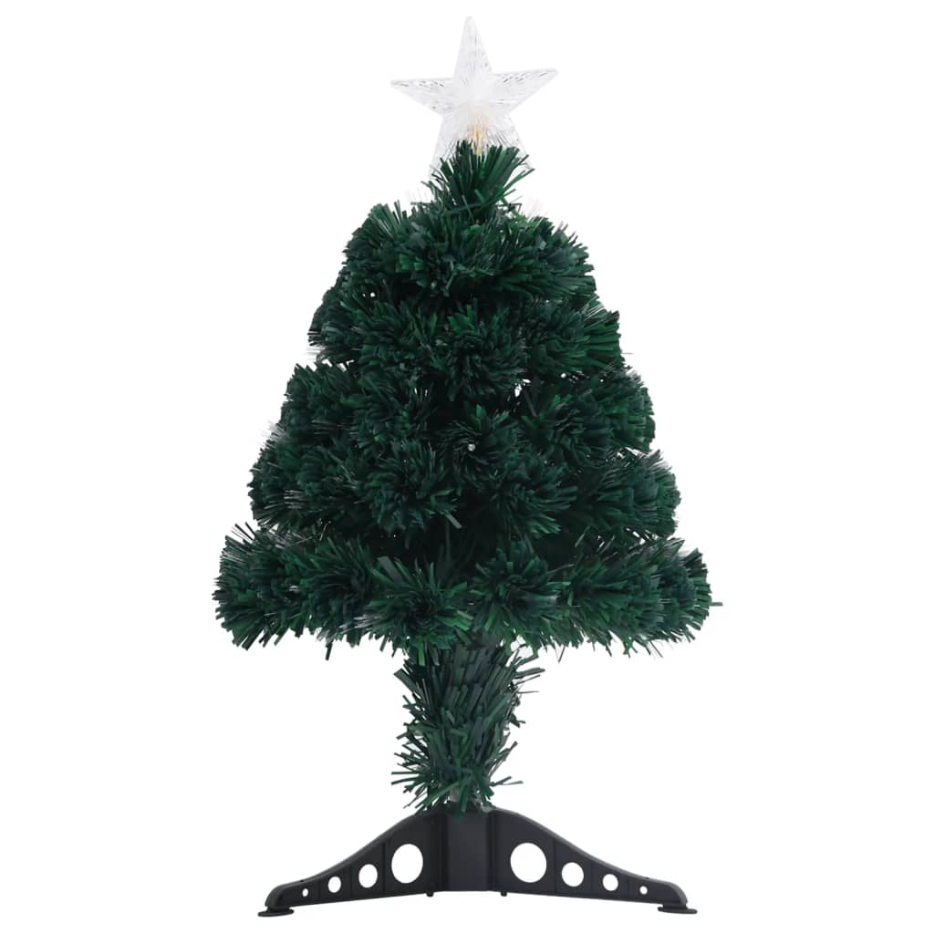 vidaXL Pre-lit Christmas Tree with Stand&LED 64 cm Fibre Optic