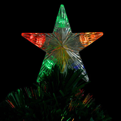 vidaXL Pre-lit Christmas Tree with Stand&LED 64 cm Fibre Optic